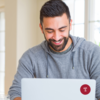 student with laptop