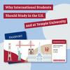 Graphic shows a mock passport with images of Temple and Philadelphia landmarks.